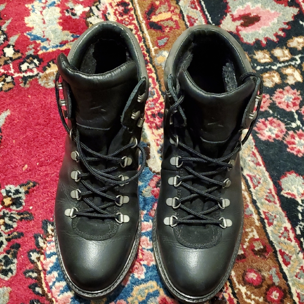 Pajar Black Leather Men's Waterproof Boots